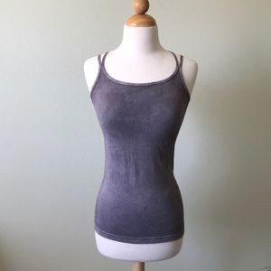 Kurve Soft Stretch Strappy Yoga Athletic Top S/M